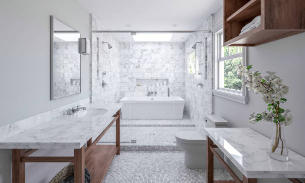 Bathroom natural Stone | Signature Flooring, Inc