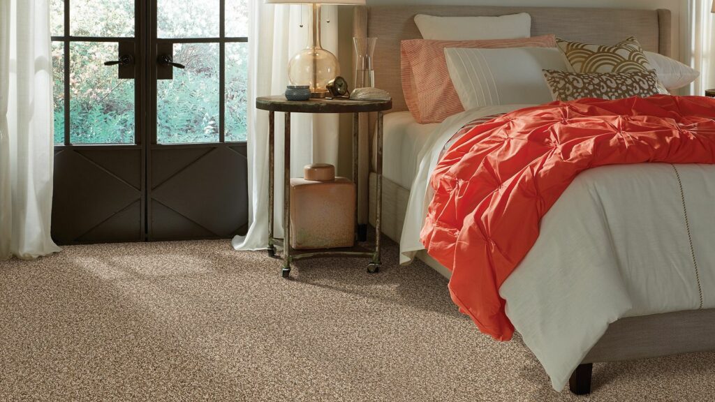 Bedroom carpet flooring | Signature Flooring, Inc